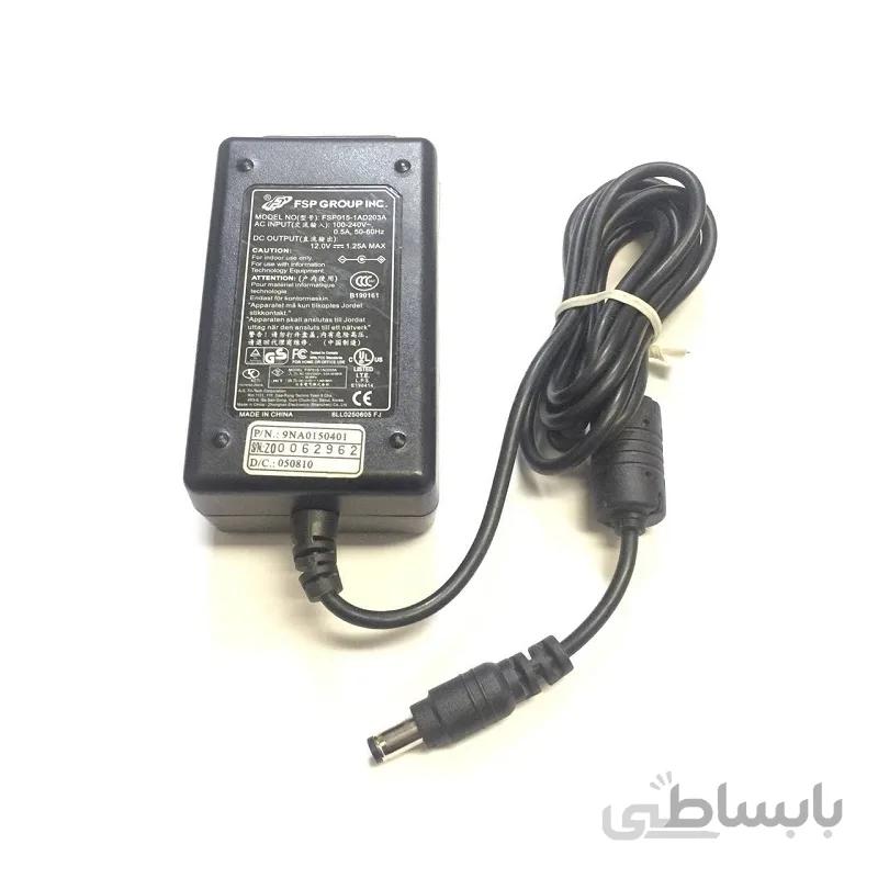 اداپتور 12 ولت 1.25 آمپر بین راهی