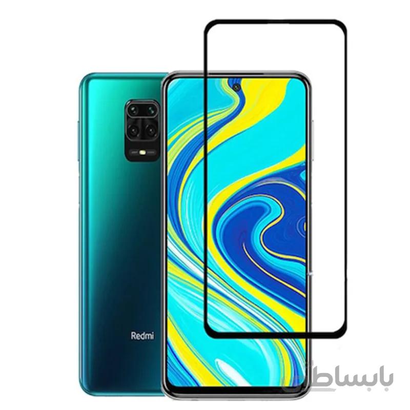 محافظ صفحه نمایش شیشه ای گلس شیائومی Full Glass 21D Screen Protector Xiaomi Redmi Note 9 Pro / Redmi Note 9S / Redmi Note 9 Pro Max