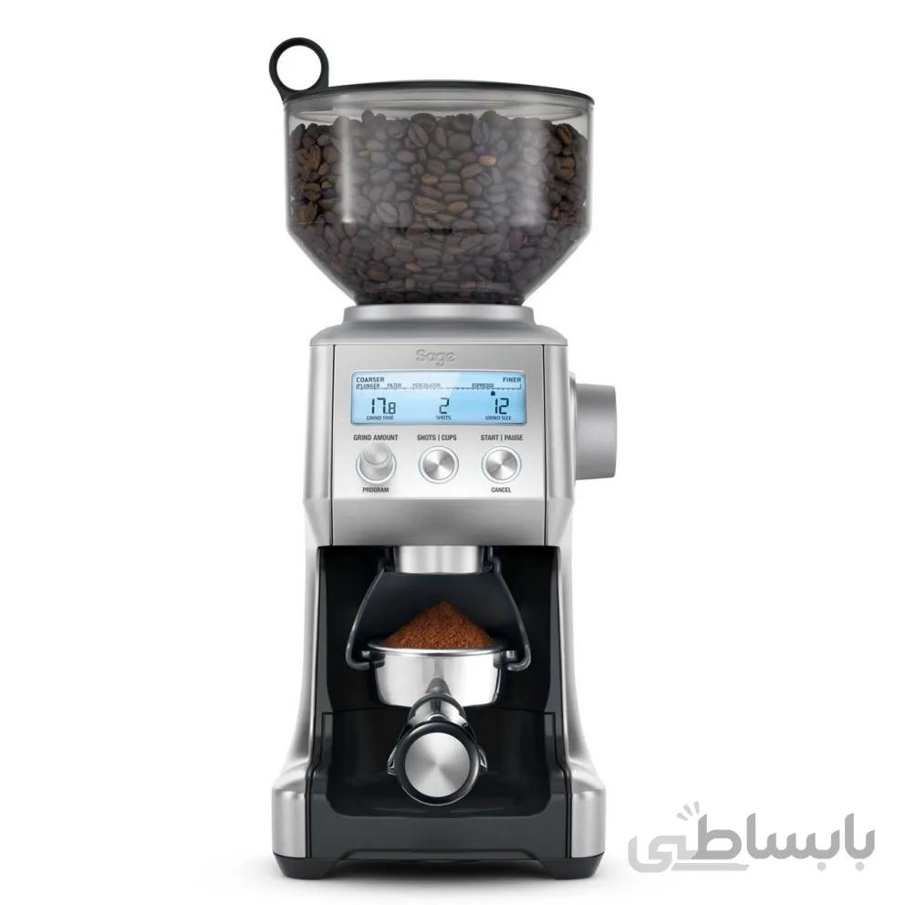 آسیاب قهوه سیج مدل SAGE BCG820BTR ا SAGE Coffee Grinder the Smart Grinder Pro BCG820BTR