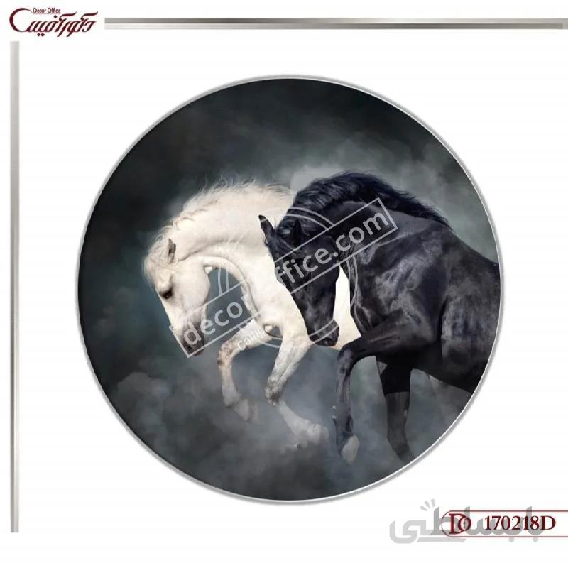 تابلو دکوراتیو طرح اسب 0218d ا Horse design decorative painting 0218d