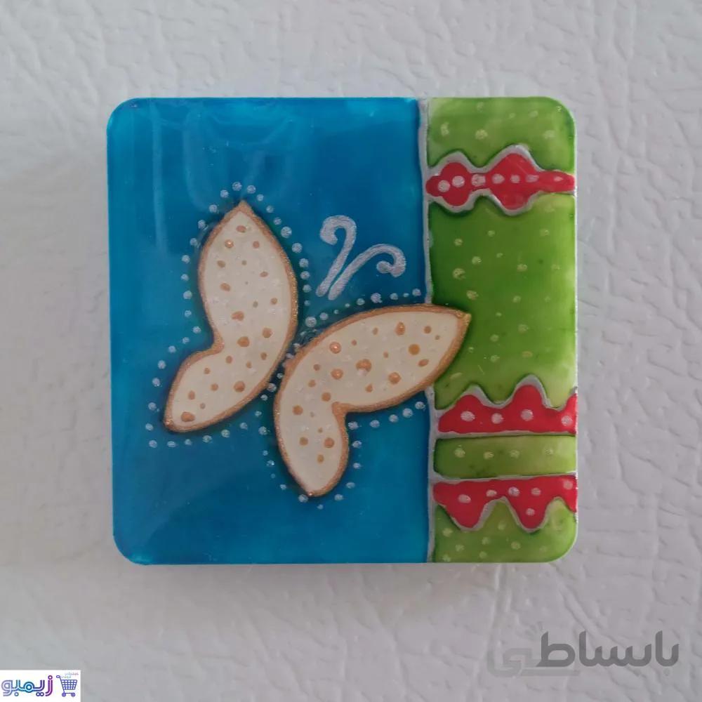 مگنت یخچال طرح شاپرک