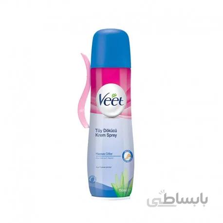 اسپری موبر برای پوست های حساس ویت Veet