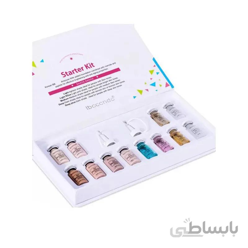پک کوکتل زیرساز و کرم پودر دائم بی بی گلو بسته 12 عددی