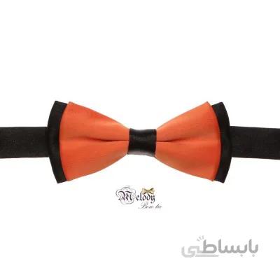 پاپیون سری نینو - بچگانه (نارنجی مات و سیاه)