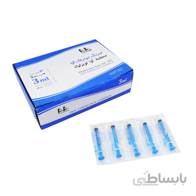 سرنگ لورلاک 3 سی سی آوا