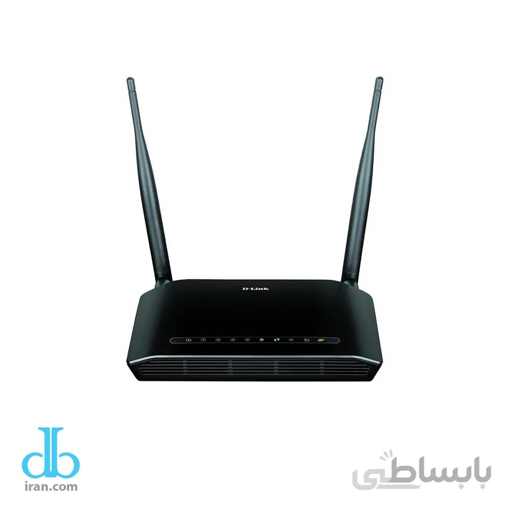 مودم روتر ADSL2 Plus بی‌ سیم N300 دی-لینک مدل DSL-2740U ا D-Link DSL-2740U ADSL2 Plus Wireless N300 Modem Router