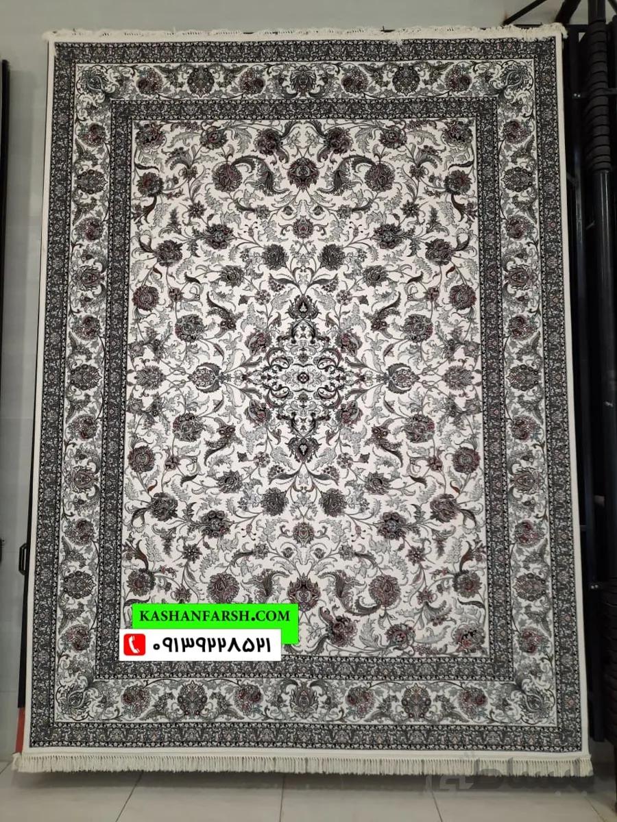 فرش کاشان طرح افشان ایلیا 700 شانه