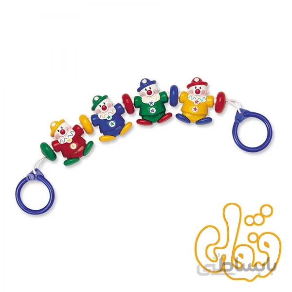 آویز بالای کالسکه دلقک کوچولو تولو Little Clowns Pram toy 87125