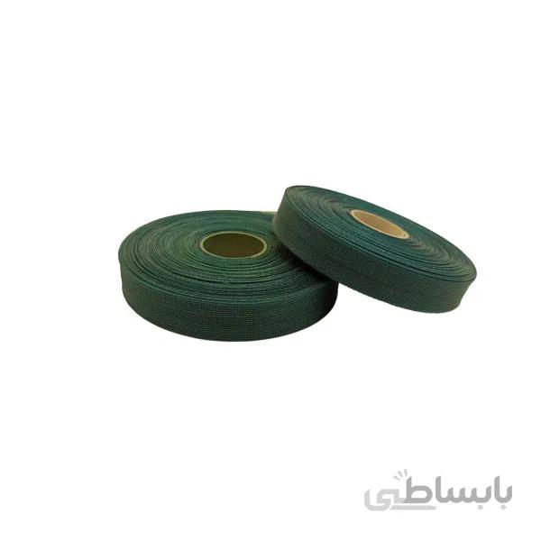 نوار اریب توری سبز یشمی 2 سانتی کد 4068O