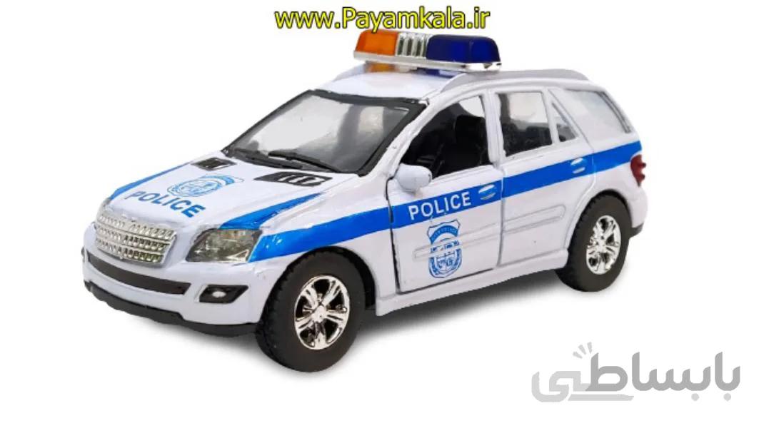 اسباب بازی ماشین فلزی پلیس بنز (MANKOL)