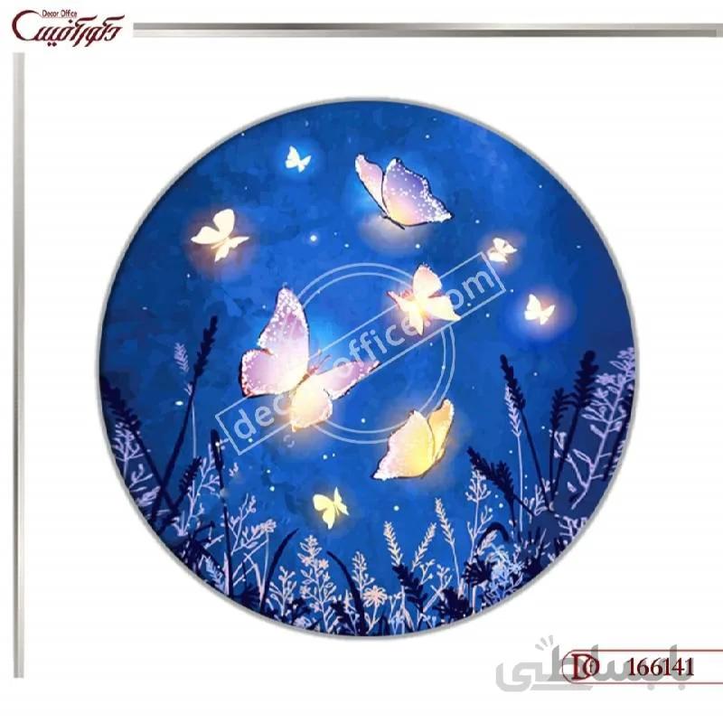 تابلو فنگ شویی طرح پروانه 6141 ا Feng Shui Butterfly Design 6141