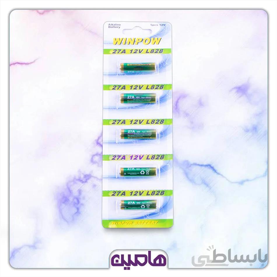 باتری ورقه ای27A WINPOW(5 عددی)