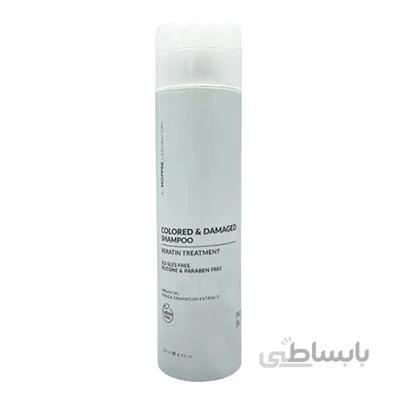 شامپو کراتینه موپک ۲۵۰ میل / MOPPEK Colored & Damaged Hair Shampoo