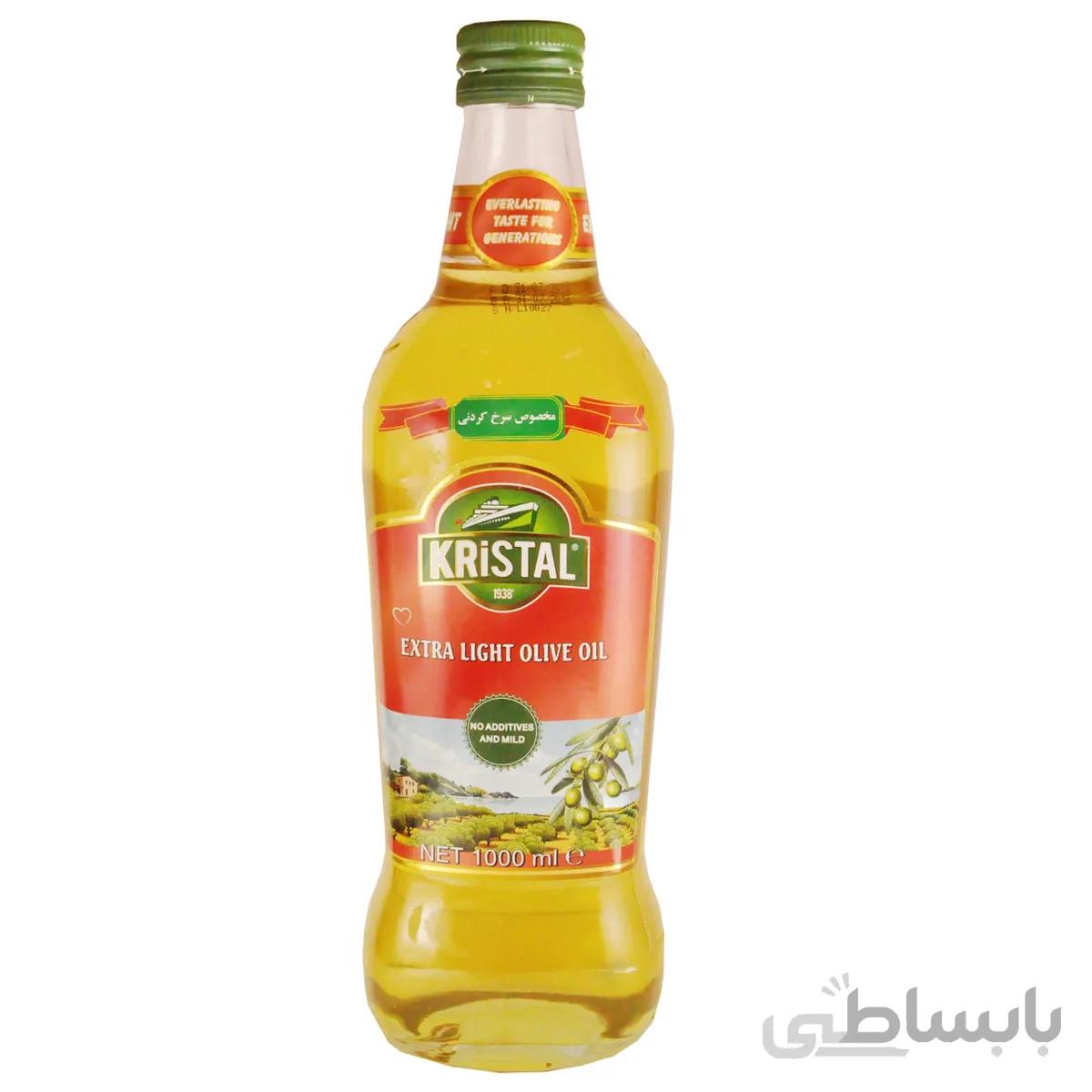 روغن زیتون بی بو ( اکسترا لایت ) یک لیتر کریستال – kristal