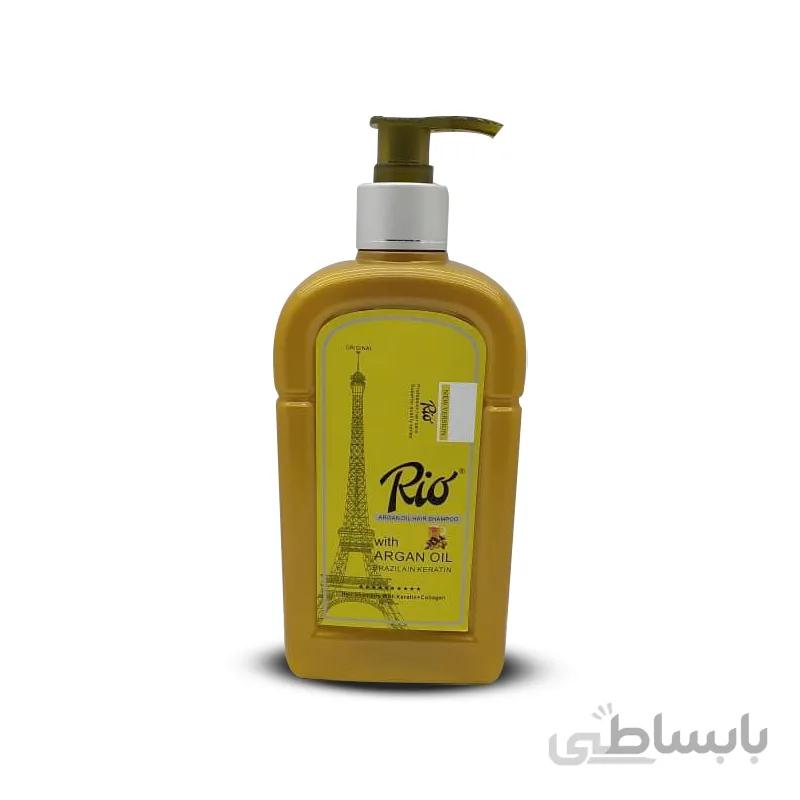 شامپو بدون سولفات ریو (RIO) آرگان حجم ۵۰۰ میلی لیتر