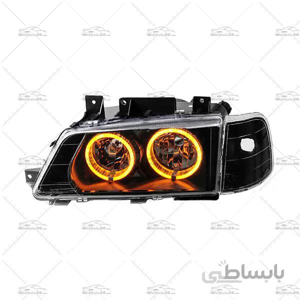 چراغ جلو اسپرت پژو 405 طرح سه بعدی زرد