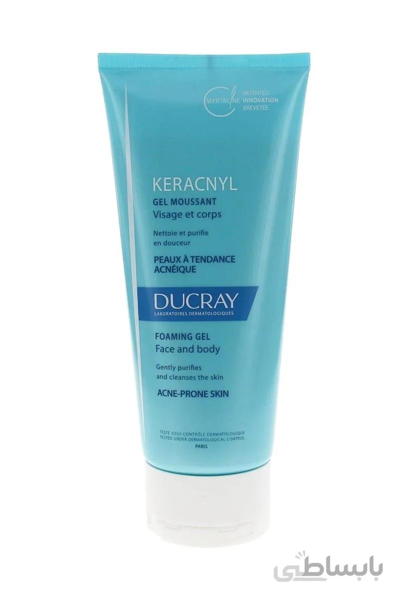 Ducray ژل موس کراتینیل ۱۰۰ میلی لیتر – پوست چرب