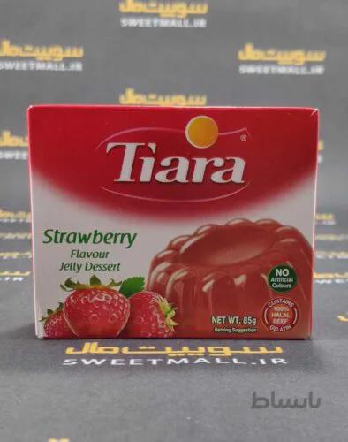 پودر ژله تیاری 85 گ Tiara-توت فرنگی