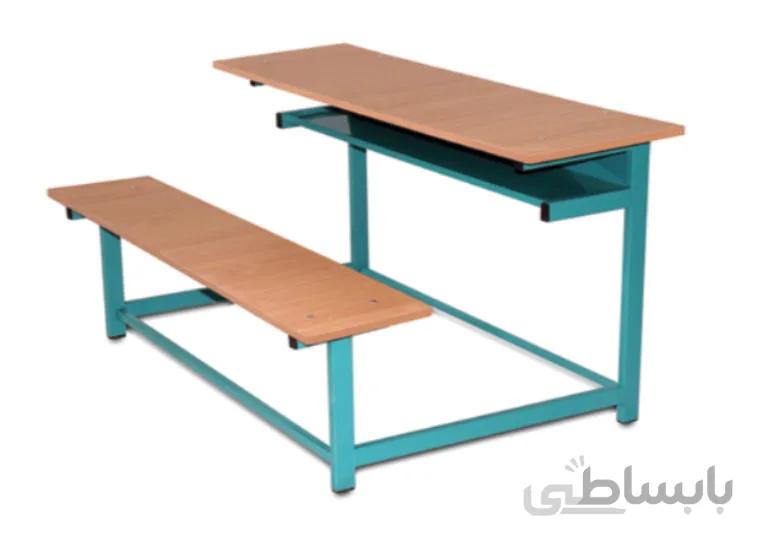 میز و نیمکت تجهیزات مدارس 120 سانت کد B018