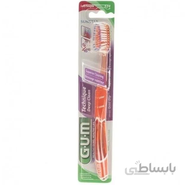 مسواک Technique Deep Clean با سر بزرگ کد 524 جی یو ام