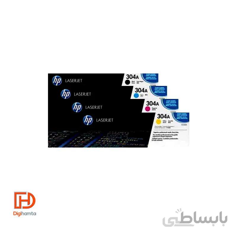 کارتریج تونر لیزری رنگی اچ پی HP 304A 4 Color Toner Cartridges