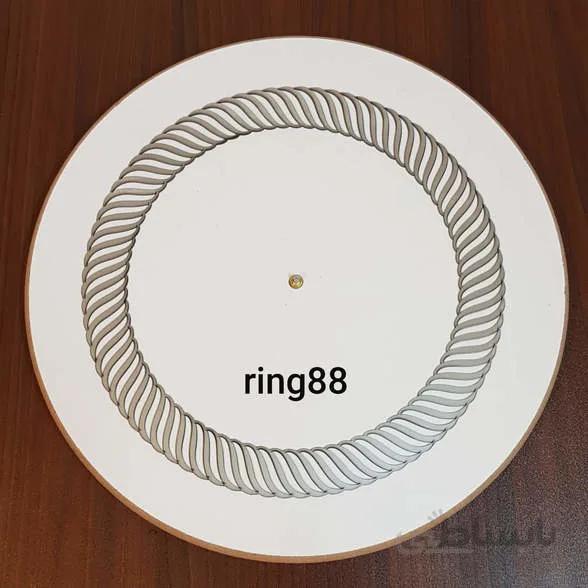رینگ نقره ای ساعت کد ring88
