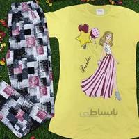 تیشرت و شلوار بچه گانه دخترانه شیک سایز ۶۰/۶۵ کد 1202 - فروشگاه اینترنتی بچه شیک