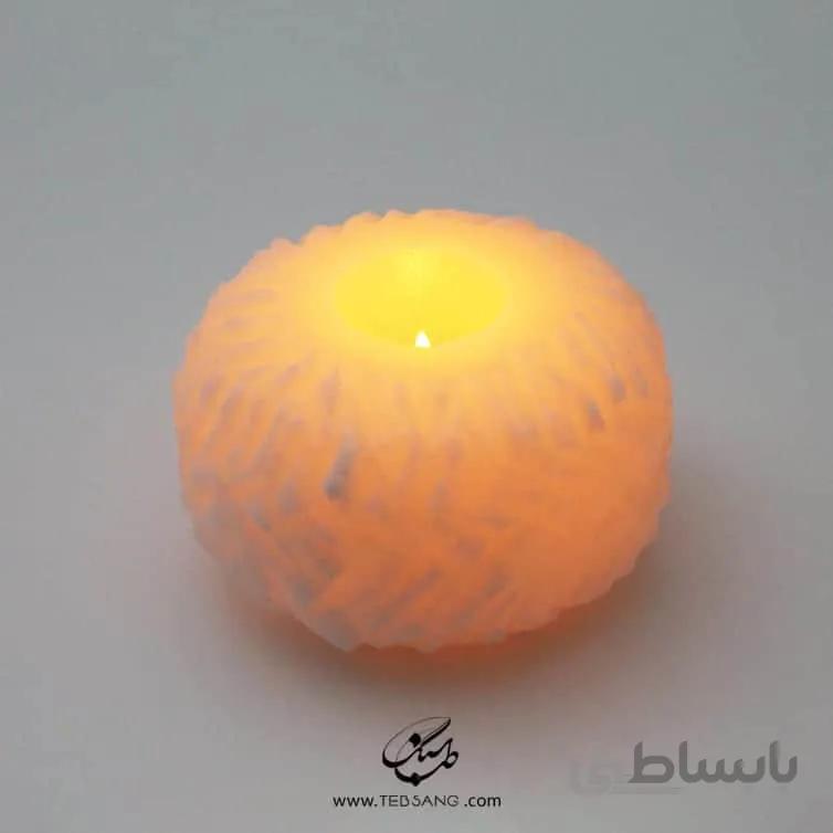 شمعدان سنگ نمک طرح آذرخش