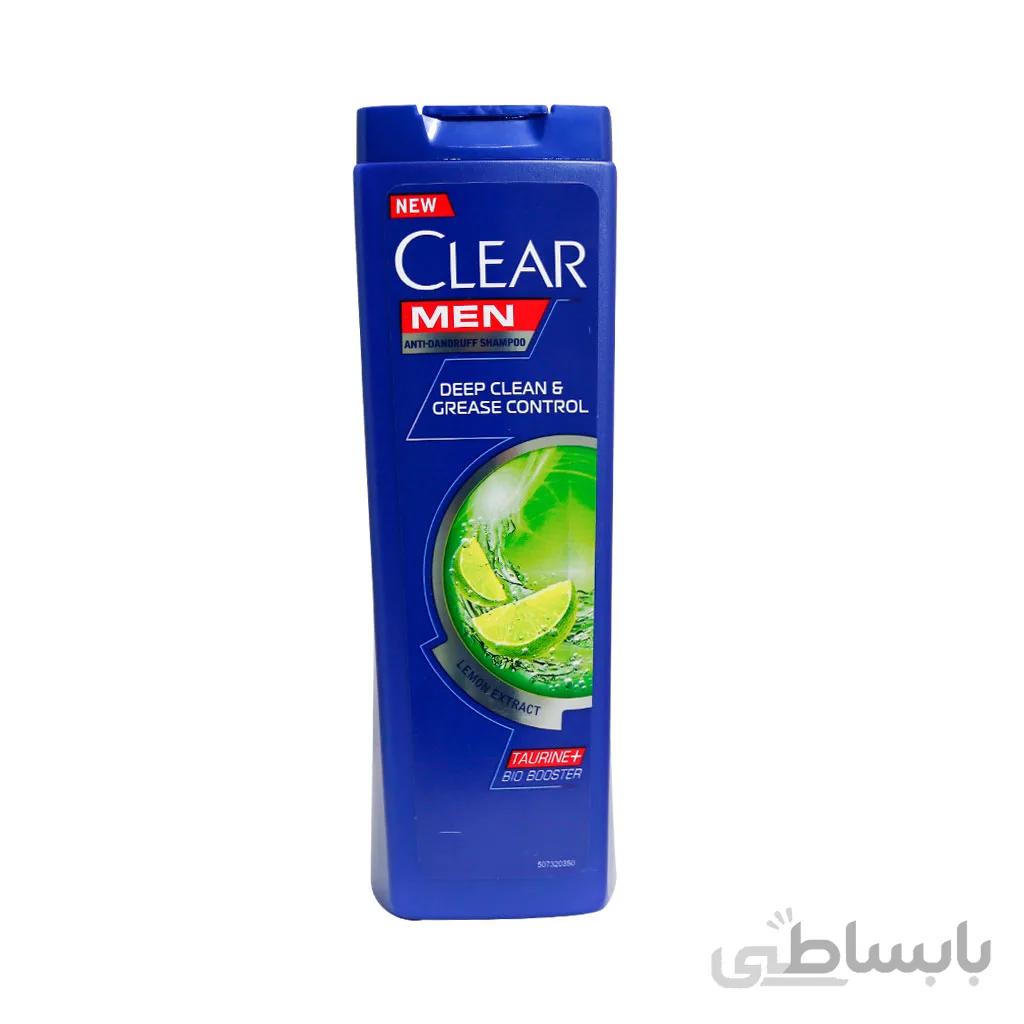 شامپو ضد شوره مو و پوست سر چرب کلیر مخصوص آقایان
