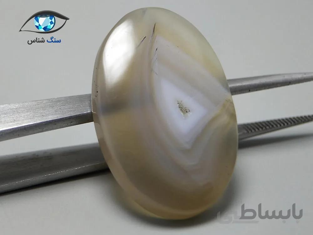 سنگ عقیق سلیمانی شفاف 5.8 گرم