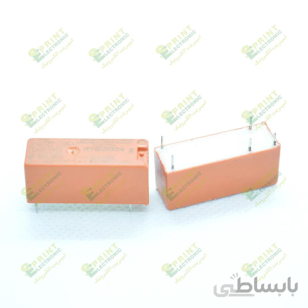رله 24 ولت پایه معکوس 5 پایه 8 آمپر SCHRACK RY612024