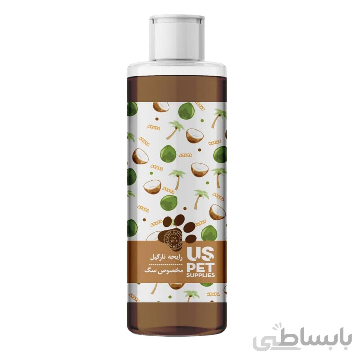 شامپو یو اس پت مخصوص سگ با رایحه نارگیل 500 میلی لیتری ا USPET Shampoo For Dogs with Coconut