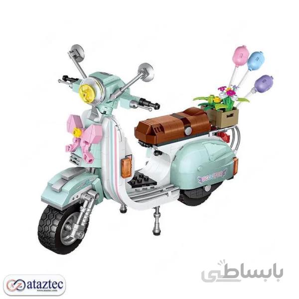 لگو ساختنی لوز طرح موتور اسکوتر ۱۱۱۷