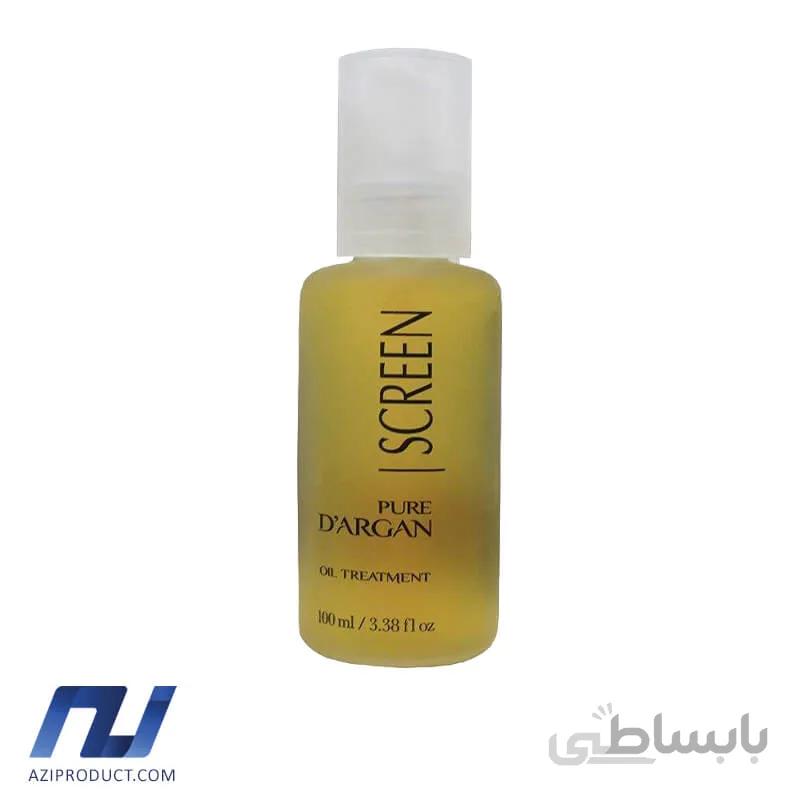 روغن مو اسکرین مدل آرگان حجم 100 میل