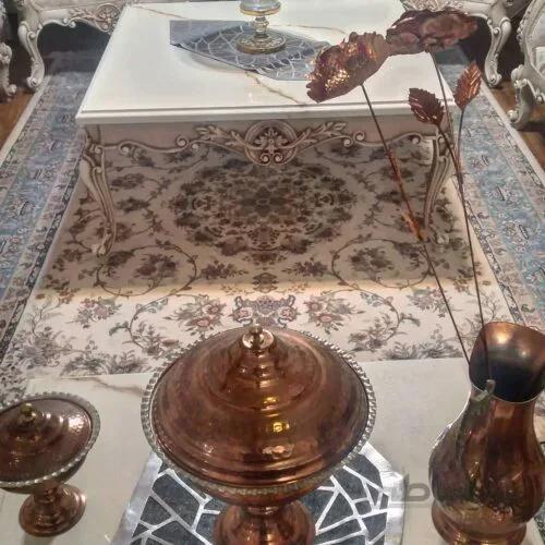 رومیزی 3 تیکه چرم مخمل (سنگی)