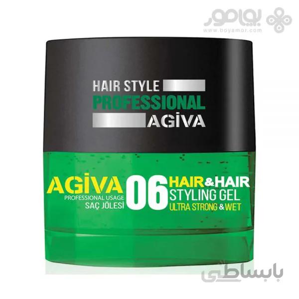 ژل مو آگیوا شماره 06 مدل ULTRA STRONG حجم 700 میل