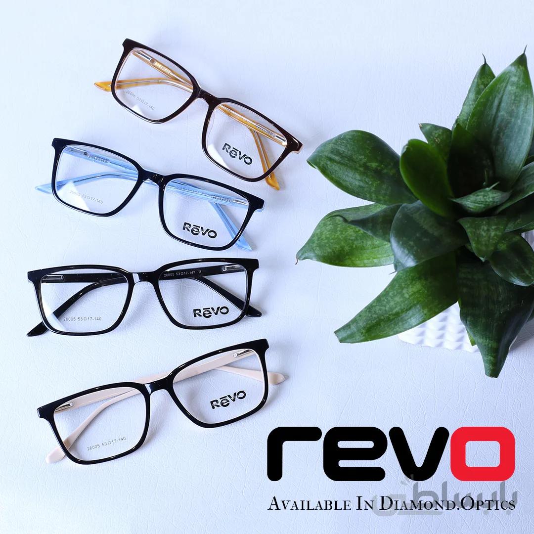 فریم عینک کائوچویی طبی برند revo مدل26005