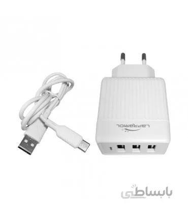 شارژر فست لاپرامول مدل LP-C43 به همراه کابل تایپ سی