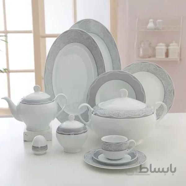 سرویس 102پارچه 12نفره ایتالیا اف- ایزابل پلاتین درجه یک