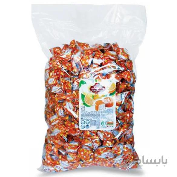 پشمک لقمه ای حاج عبدالله فله پرتقالی 2500 گرمی کدpt-36