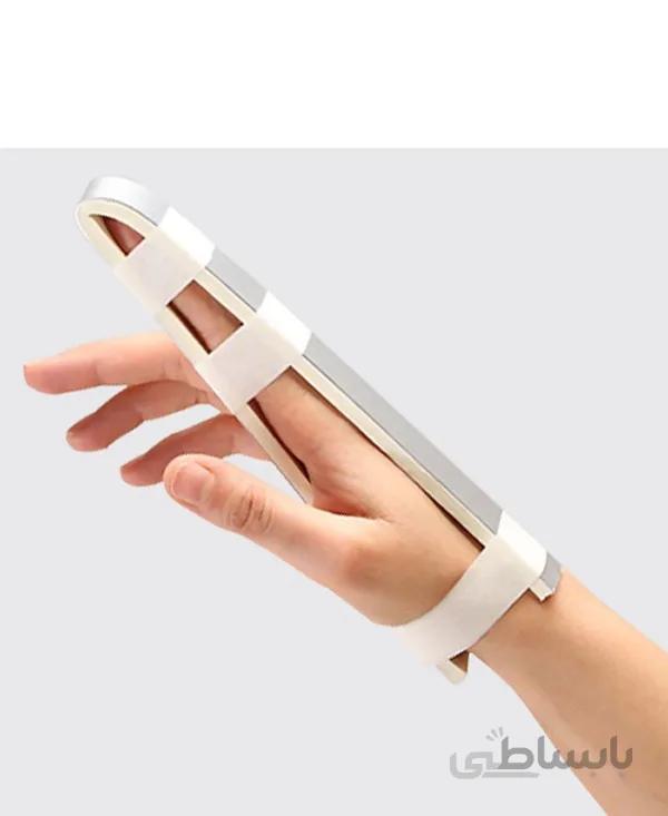 آتل آلومینیومی انگشت با فوم فشرده Alumafoam طب و صنعت ا TeboSanat Alumafoam Finger Splint