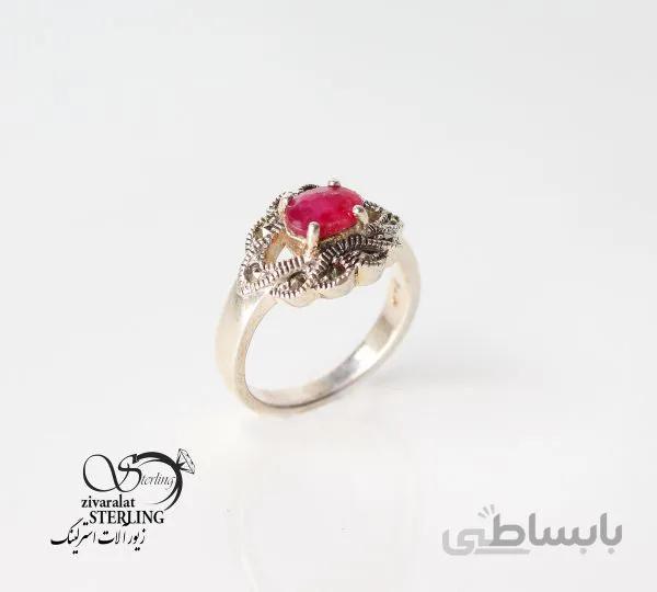 انگشتر نقره زنانه طرح کلاسیک