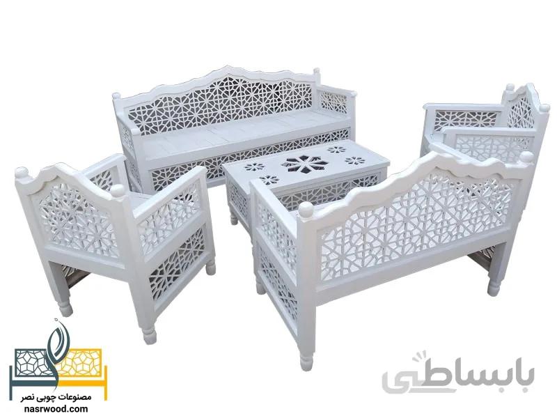 مبلمان ۷ نفره nasr-7xs3 به همراه میز