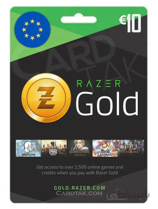 گیفت کارت ریزر گلد 10 یورو اروپا (EU)