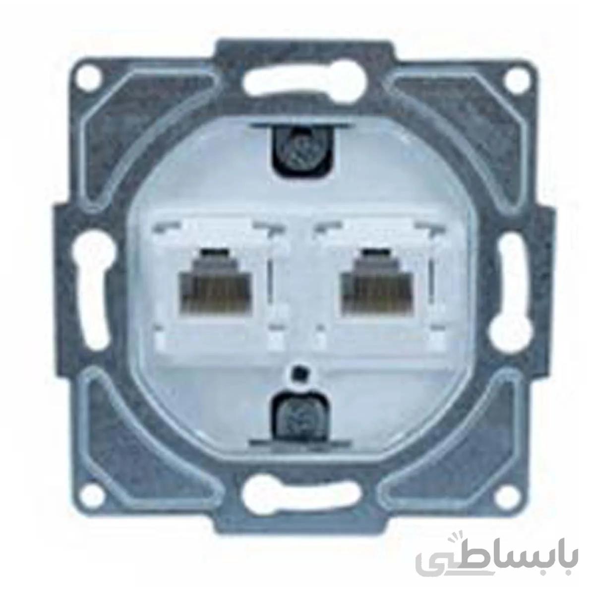 تلفن دو سوکت پارت الکتریک مکانیزم آذین