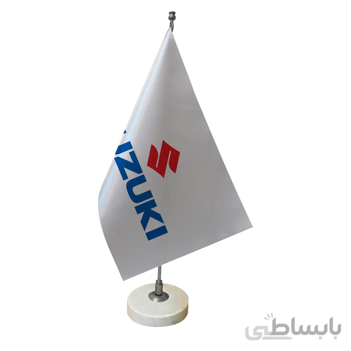 پرچم رومیزی طرح لوگوی خودروی سوزوکی کد pr107