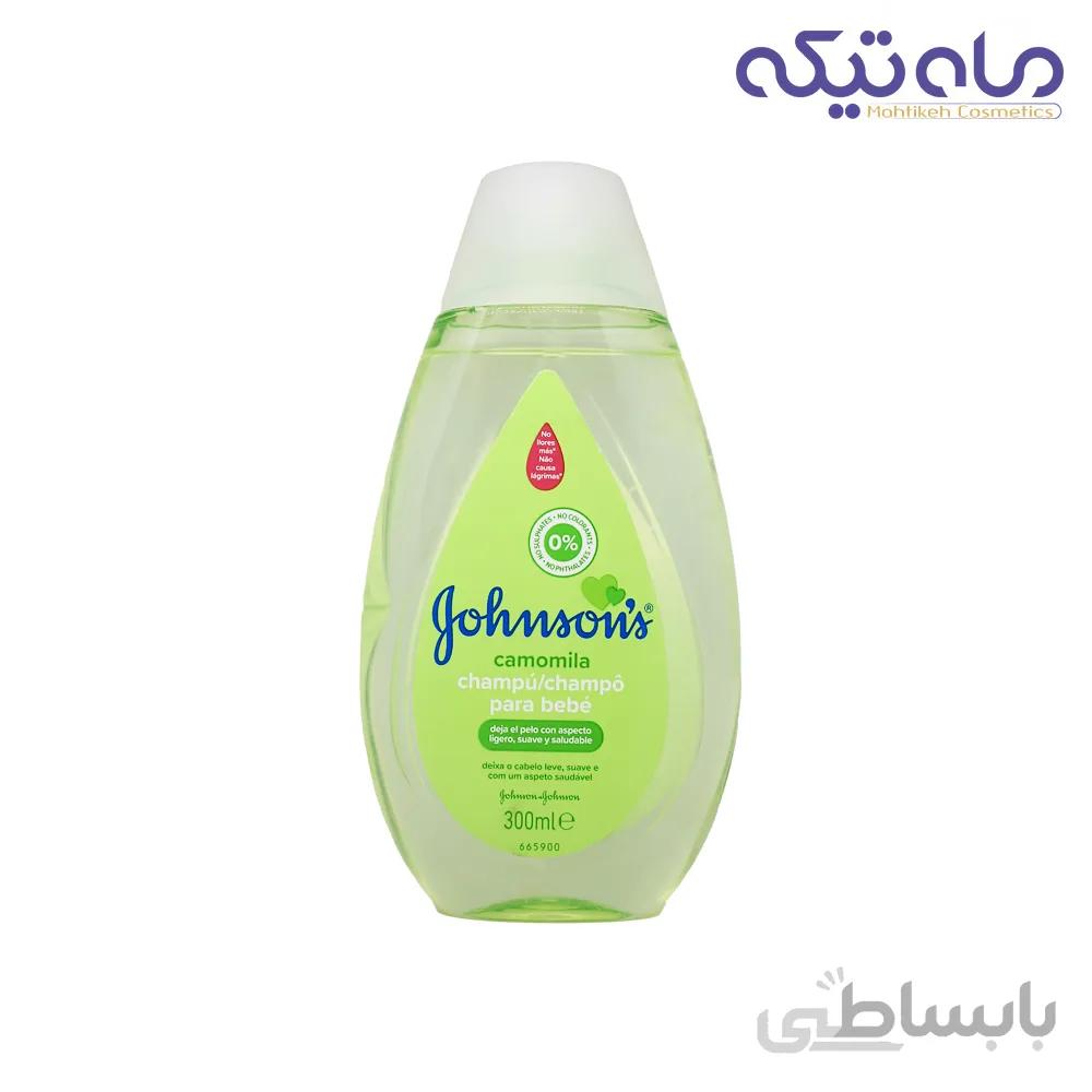 شامپو بچه سر و بدن جانسون حاوی بابونه حجم ۳۰۰ میلی لیتر ا Janson baby Camomila Shampoo 300mL
