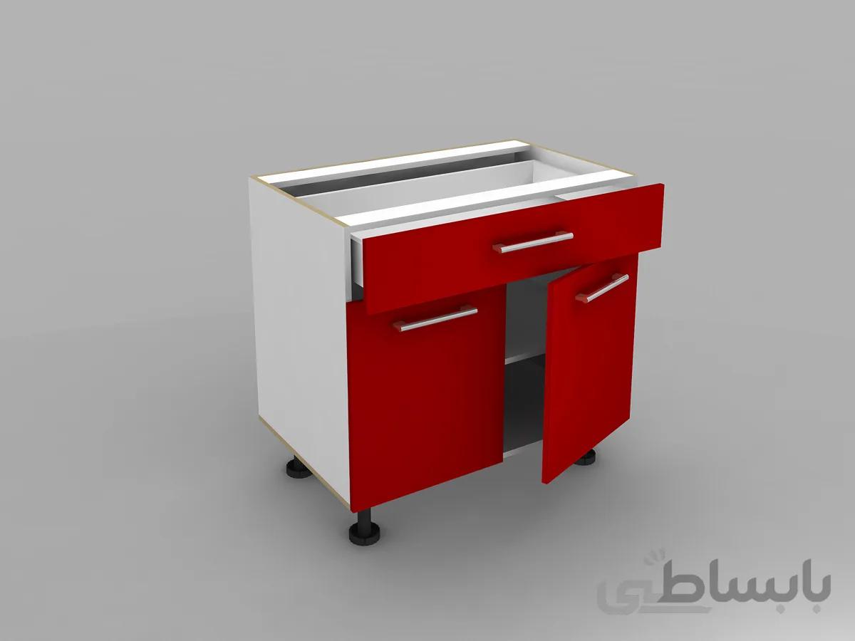 کابینت زمینی بالا کشو CB124