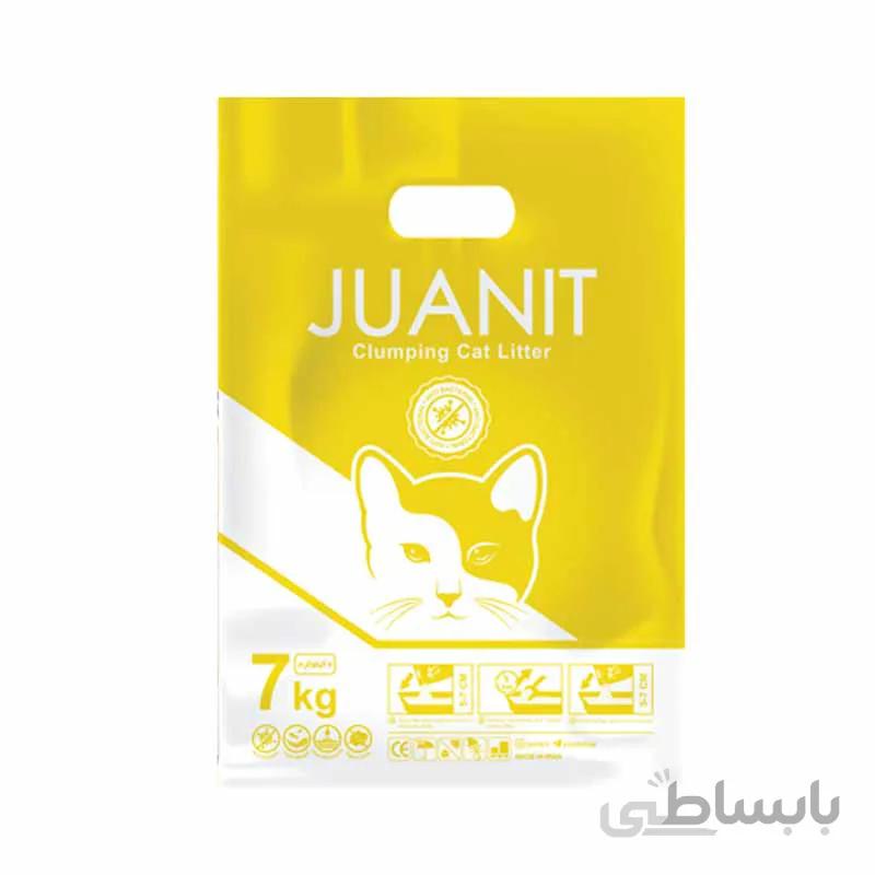 خاک گربه ژوانیت اسانس لیمو وزن ۷ کیلوگرم