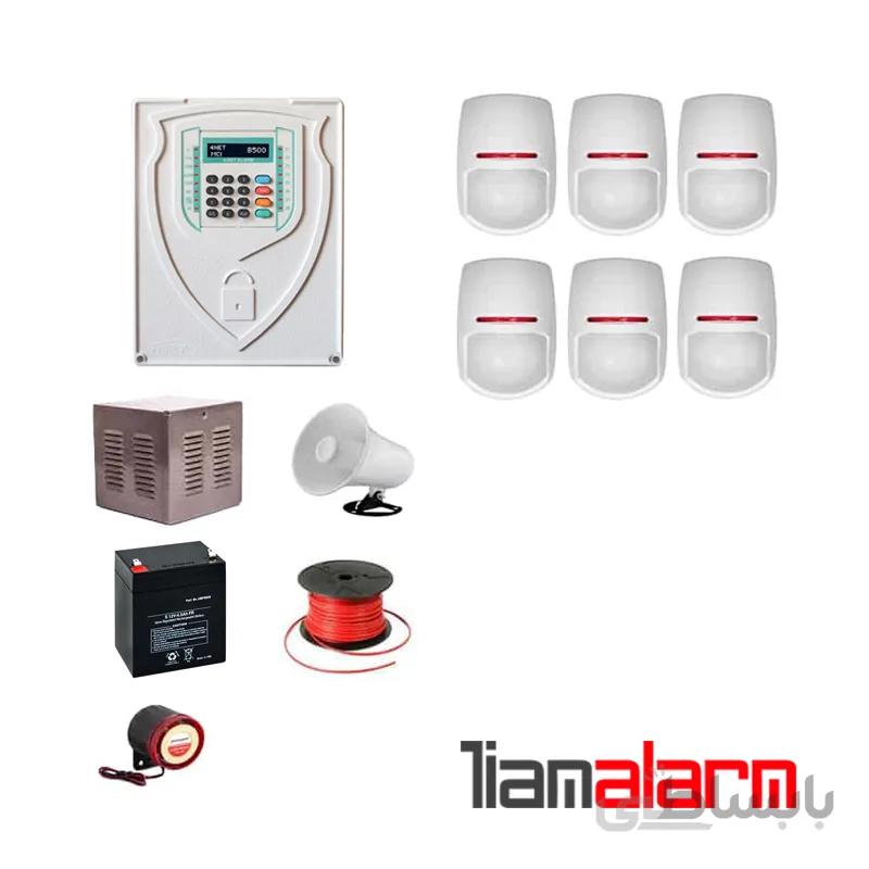 پکیج دزدگیر اماکن باسیم مدل فورنت سیم کارتی و تلفنی B500PY6